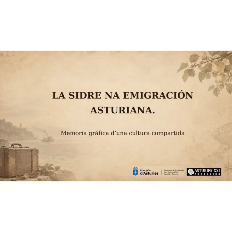 Portada de La sidre na emigración asturiana